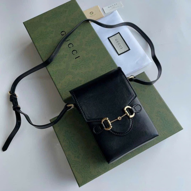 TÚI ĐEO CHÉO RU XI HORSEBIT SUPER DA THẬT FULL BOX