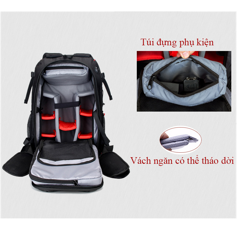Balo Máy Ảnh Full photo Canon chống trộm