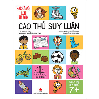 Sách - hack não, rèn tư duy - cao thủ suy luận -nxb kim đồng