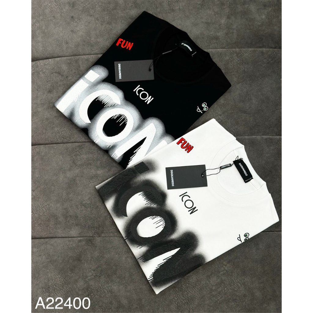 Áo Phông Nam DSQ In Chữ Icon Vẩy Sơn Siêu Nét - Áo Thun DSQ ICON Nam Nữ Chất Cotton Cao Cấp #Hot #2023