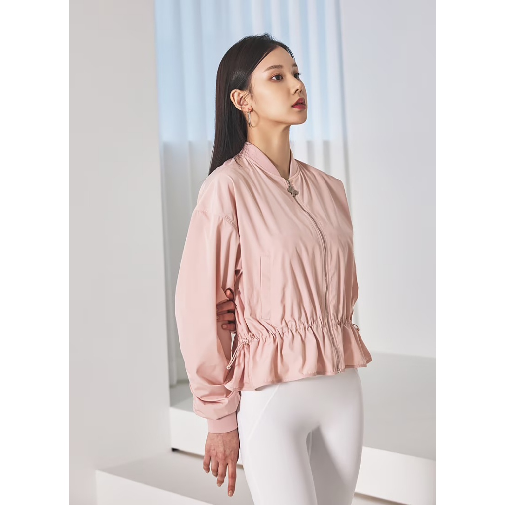 Áo khoác dây kéo nhún Xexymix