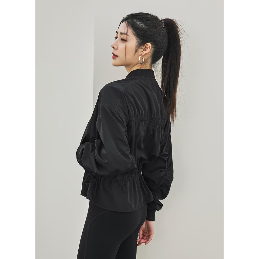 Áo khoác dây kéo nhún Xexymix