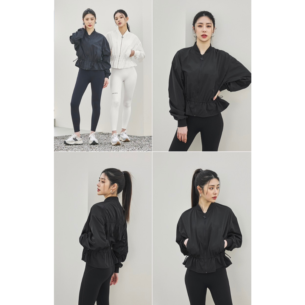 Áo khoác dây kéo nhún Xexymix