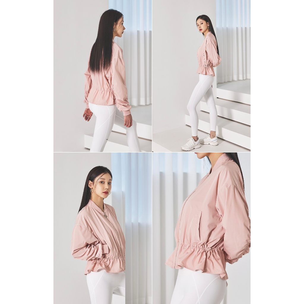 Áo khoác dây kéo nhún Xexymix