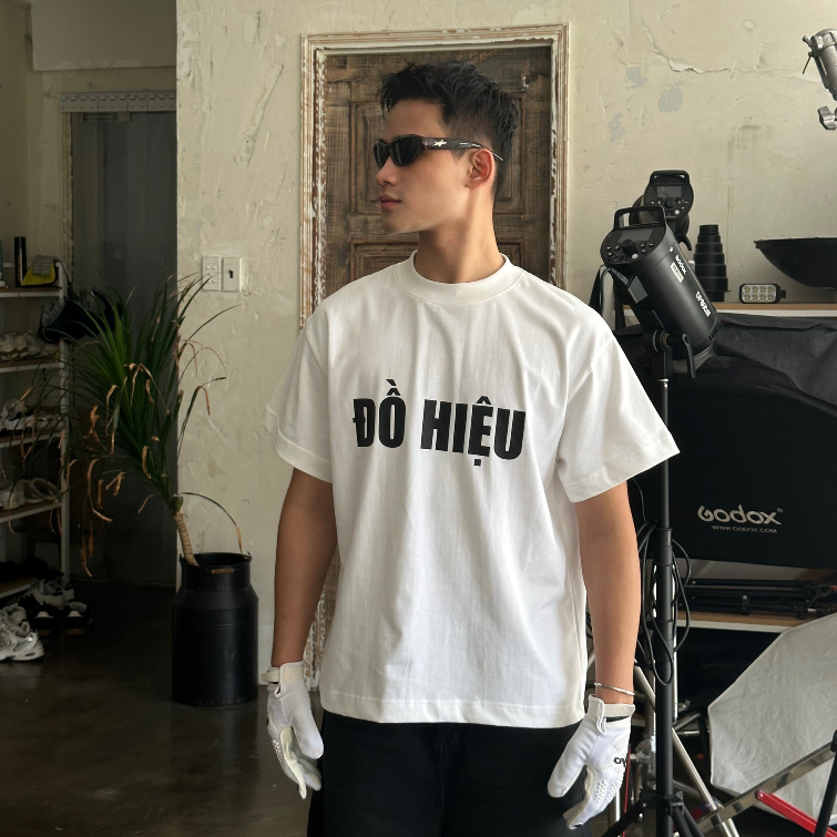 Áo form BOXY FIT chữ “ĐỒ HIÊU” - 100% cotton 300GSM  - chính hãng THBBRAND