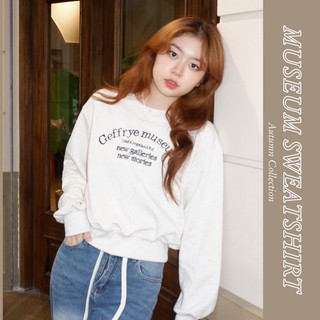 Áo Sweater Form Boxy/Form Lửng Thêu Hoạ Tiết Phong Cách Hàn Quốc - Minipie