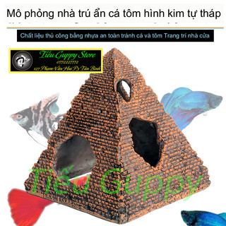 Mô hình kim tự tháp - trang trí bể cá cảnh, tiểu cảnh, bonsai v....v......