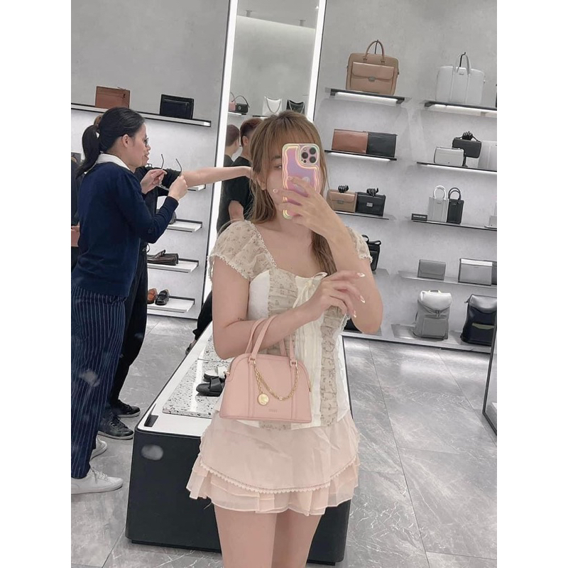 Túi Pedrooo mini quai thanh lịch size 20