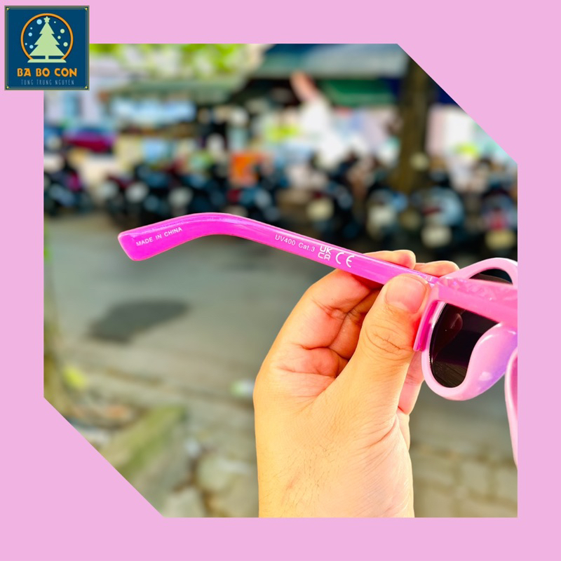 Kính râm trẻ em GEORGE size 3-5 tuổi gọng tuyệt đẹp, chống UV đeo cực đẹp, đầy đủ tem tag chuẩn Auth