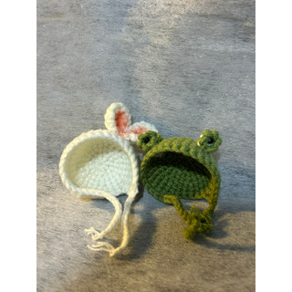 Bé vịt đội nón handmade - vịt bằng len