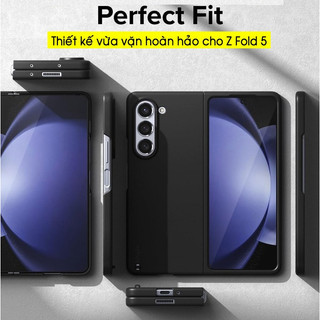 Ốp lưng Galaxy Z Fold 5 Ringke Slim đen nhám mỏng gọn