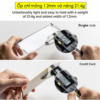 Ốp lưng Galaxy Z Fold 5 Ringke Slim đen nhám mỏng gọn