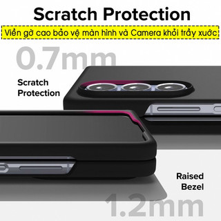 Ốp lưng Galaxy Z Fold 5 Ringke Slim đen nhám mỏng gọn