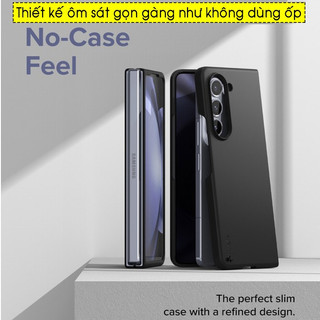 Ốp lưng Galaxy Z Fold 5 Ringke Slim đen nhám mỏng gọn