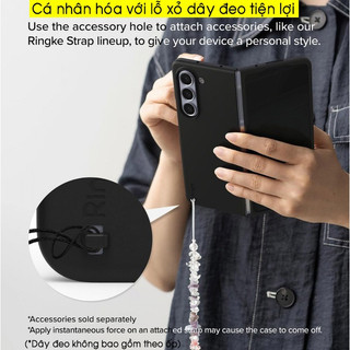 Ốp lưng Galaxy Z Fold 5 Ringke Slim đen nhám mỏng gọn