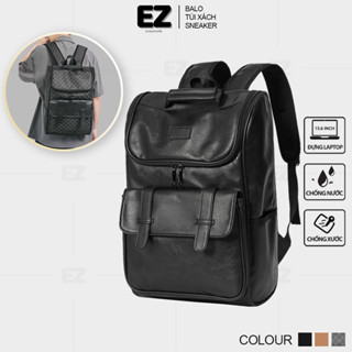 Balo da đi học thời trang EZ BALO BLD14 Cặp đi học da PU cao cấp , Balo di học da nam nữ