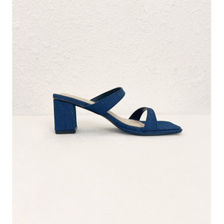 Olv - giày wren denim heels