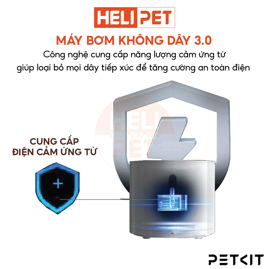 [Có App] Máy Lọc Nước Cho Mèo Bơm Không Dây PETKIT Solo 2 - HeLiPet