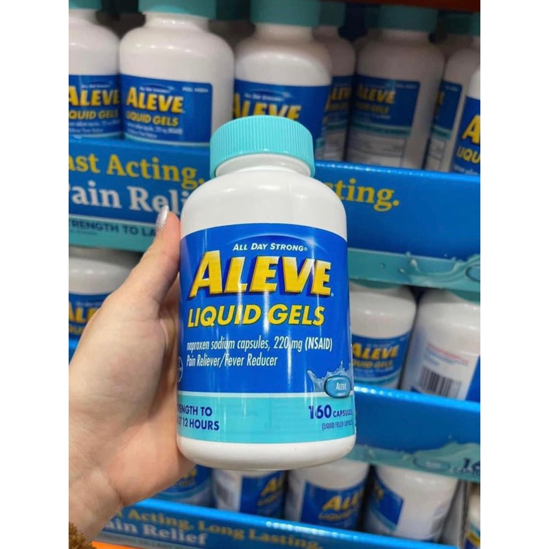 Aleve Liquid Gels Air Mỹ Ship Hoả Tốc