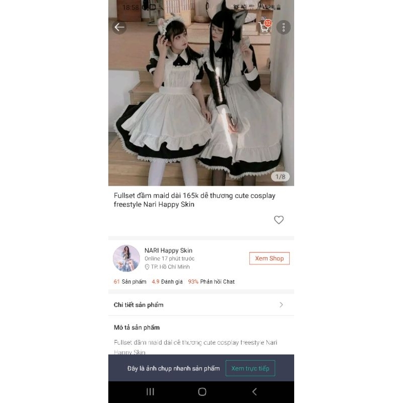 maid cosplay
