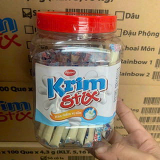 Kẹo que mềm krim stix vị sữa