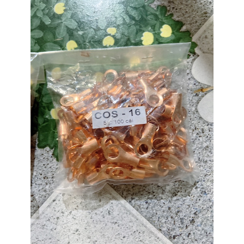 Đầu cos đồng nối dây điện 6,8,10,16ly