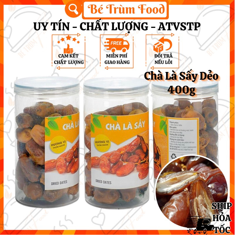 Chà Là Sấy Dẻo 400g 𝐅𝐫𝐞𝐞𝐒𝐡𝐢𝐩 (Hình Thật 100%) Bé Trùm Food