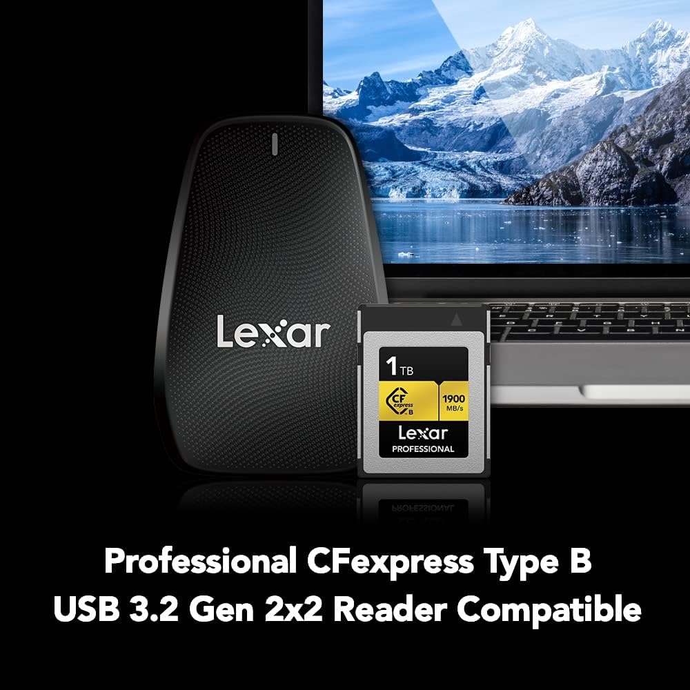 Thẻ nhớ CFexpress Lexar Professional 1TB Type B Gold Series - Bảo hành trọn đời