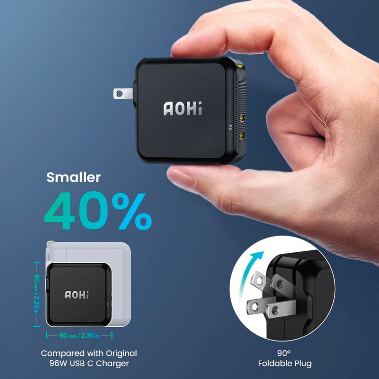 Củ Sạc Aohi Magcube 100w bản Quốc tế - Bảo Hành 12 Tháng