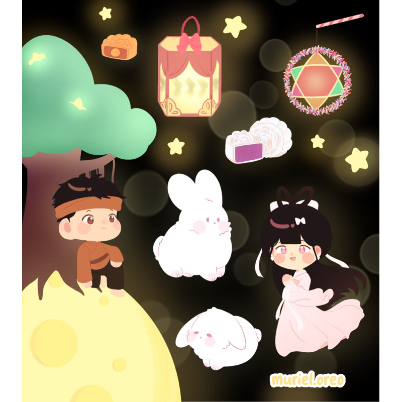 Trung thu Sticker