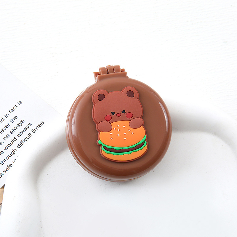 Gương lược mini cute trải đầu massage cầm tay gấp gọn bỏ túi tiện lợi sử dụng mọi lúc mọi nơi phong cách cute dễ thương
