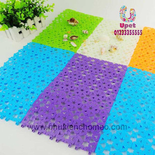 Tấm ghép lót sàn lồng/ chuồng bằng nhựa dành cho chó mèo 20*30cm