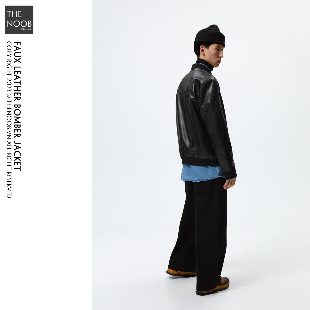 Áo Khoác Da Dáng Bomber - 2023AK94