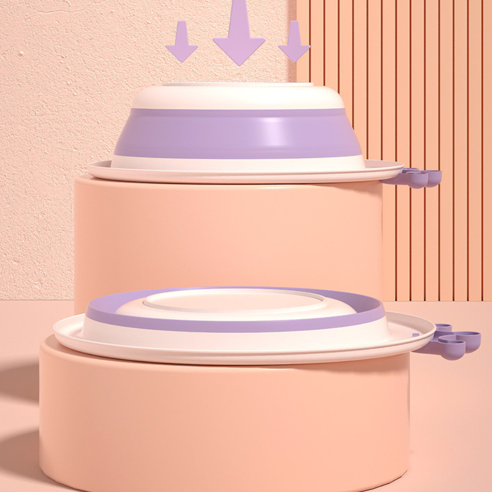 Thau chậu gấp gọn silicon cho bé