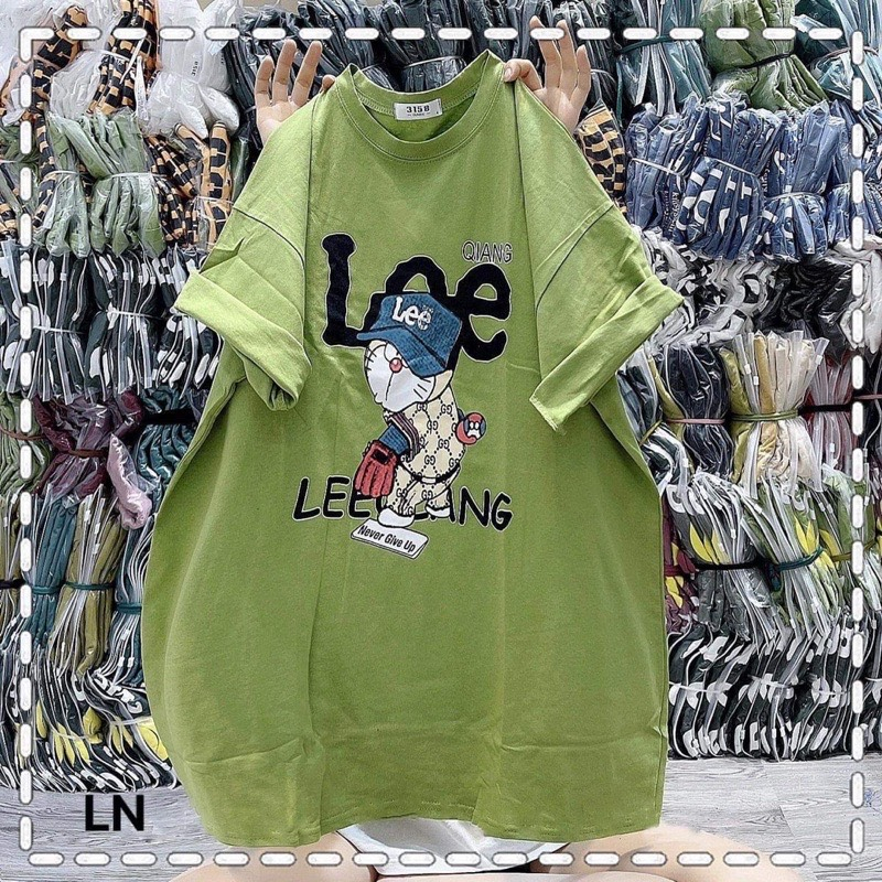 Áo phông gấu Lee chất cotton khô 3158 l1