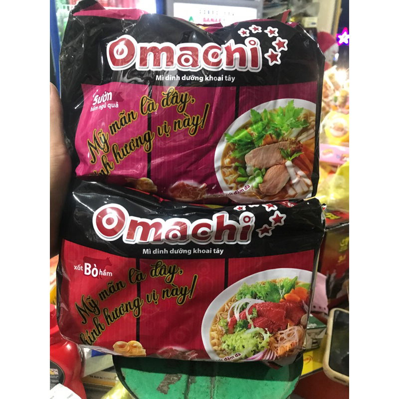 5 gói OMACHI BÒ SƯỜN