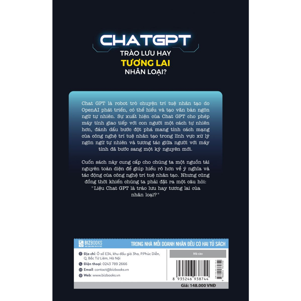 Sách - Chat GPT - Trào Lưu Hay Tương Lai Nhân Loại?