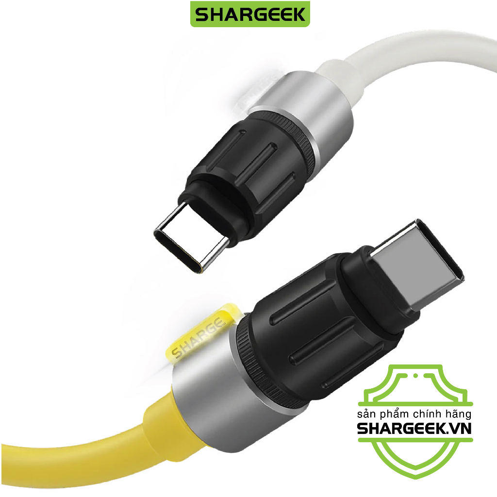 Cáp sạc 240W siêu nhanh SHARGE PHANTOM CtoC  | BH 12 tháng