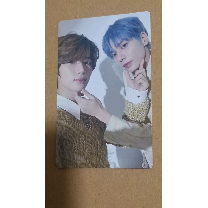 Thẻ ảnh photocard taegyu sweet limited A official japan chính hãng taegyu nựng cằm beomgyu taehyun