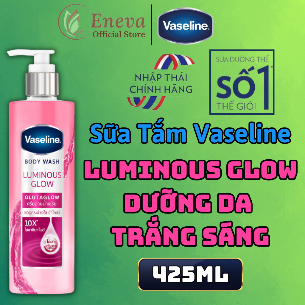 Sữa Tắm Vaseline 10X Chính Hãng 425ml , Vaseline Dưỡng Thể Trắng Da Chính Hãng, Vaseline Sữa Tắm Dưỡng Trắng Da