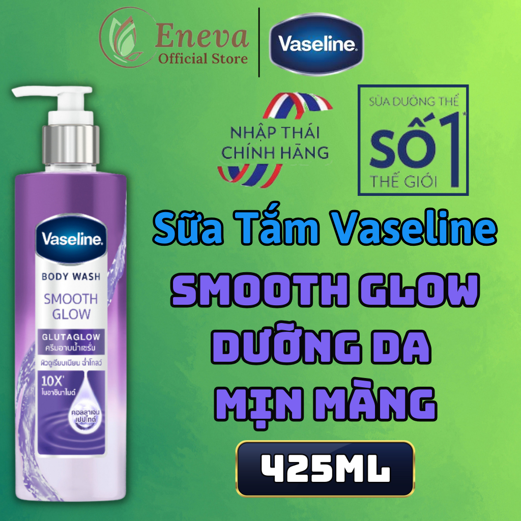 Sữa Tắm Vaseline 10X Chính Hãng 425ml , Vaseline Dưỡng Thể Trắng Da Chính Hãng, Vaseline Sữa Tắm Dưỡng Trắng Da