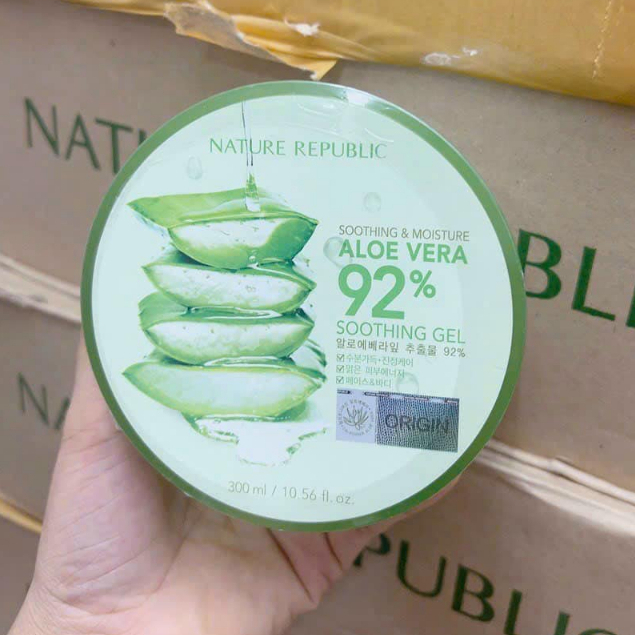 Gel Lô Hội Nature Republic Soothing & Moisture Aloe Vera 92% Soothing Gel