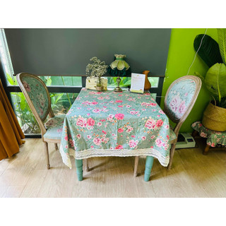 Khăn trải bàn hoa vintage