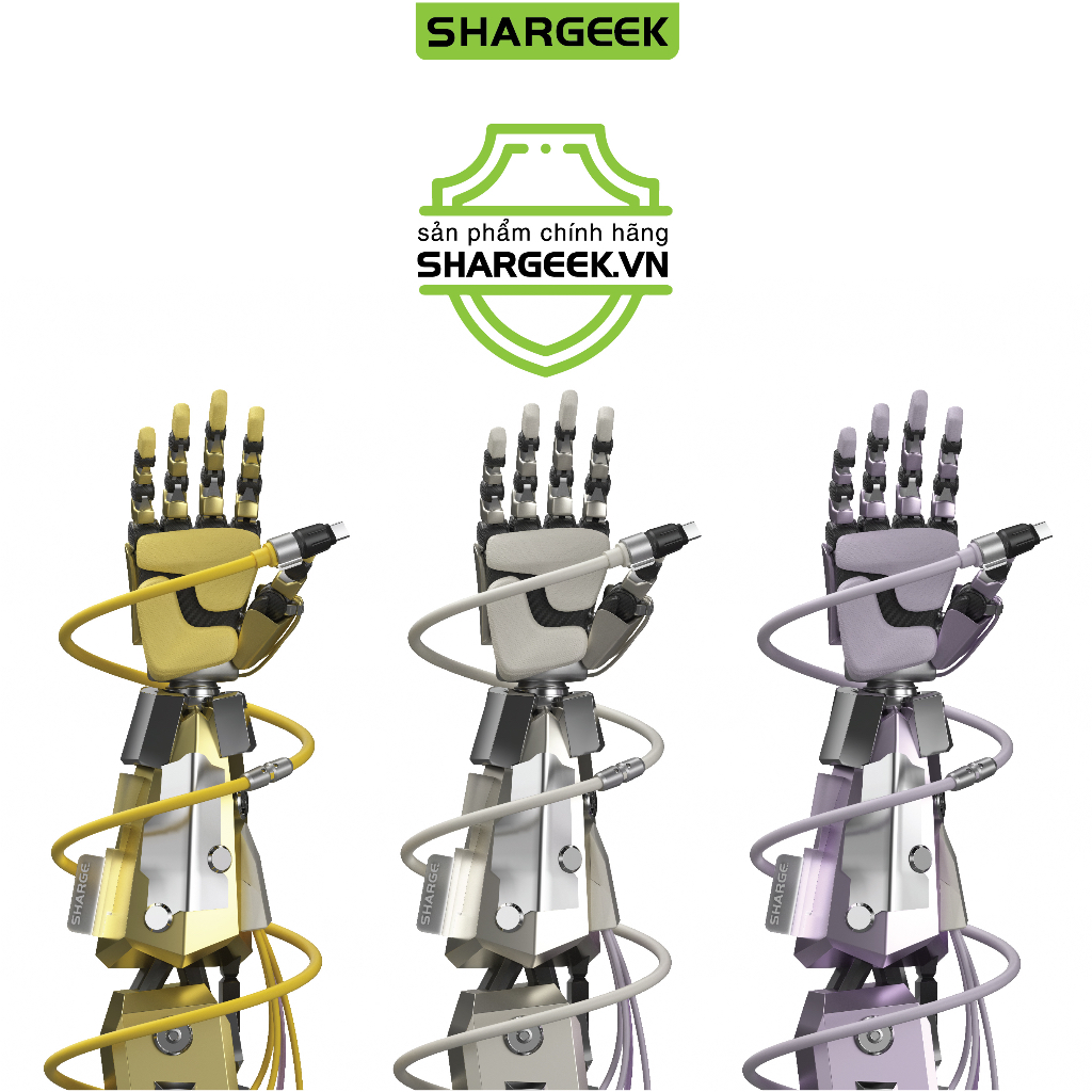 Cáp sạc 240W siêu nhanh SHARGE PHANTOM CtoC  | BH 12 tháng