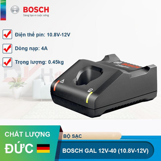 Đế sạc pin bosch gal 12v-40 1600a01b8x
