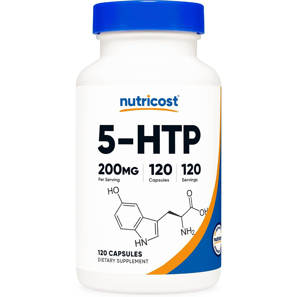 Nutricost 5-HTP 200mg 120 viên : Hỗ trợ giấc ngủ, cải thiện tâm trạng và giảm stress