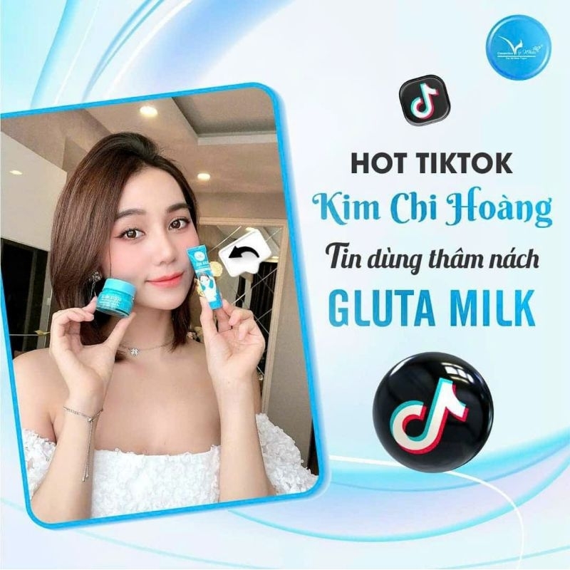 Kem Thâm Nách Gluta Milk Thái Lan  Kem khử thâm nách các vùng da thâm sạm,