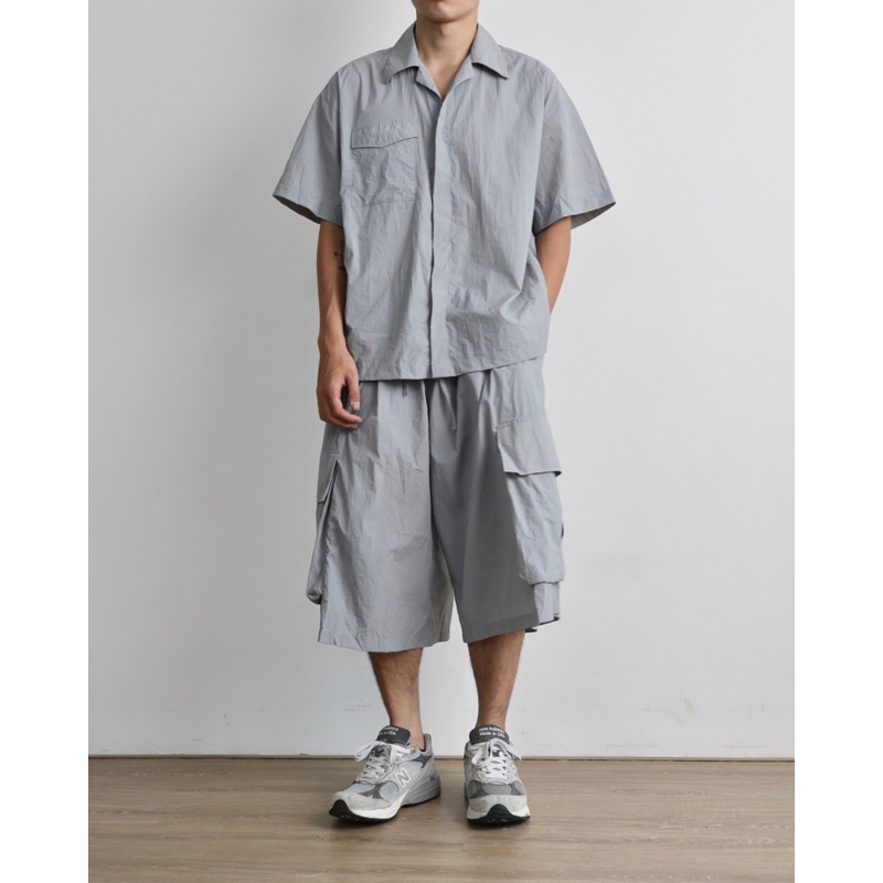 AGOB - QUẦN SHORT DÙ TÚI HỘP OVERSIZE