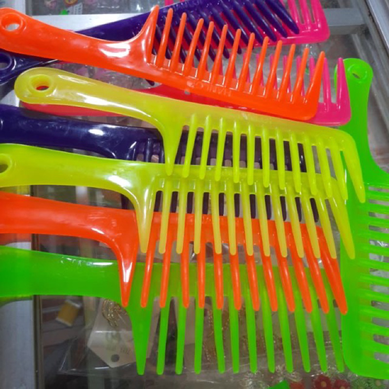 🧲Combo 5 Cây Lược Răng Thưa ĐẠI cho tóc Sơ rối (Kt: 23 x 6cm)