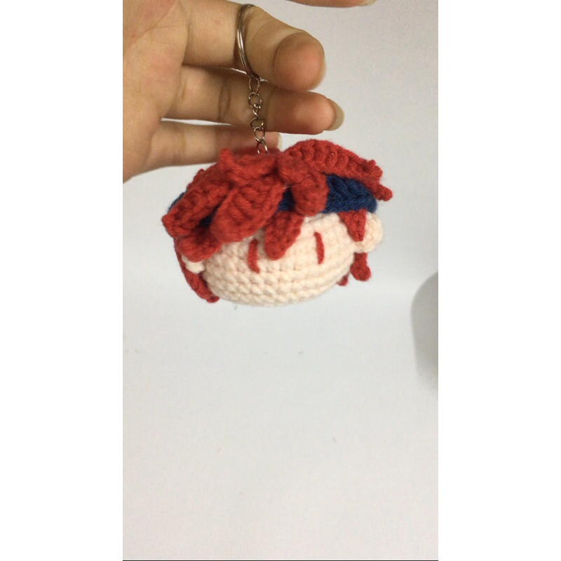 Móc khoá len mochi anime theo yêu cầu đáng yêu phù hợp trưng bày, tặng bạn bè